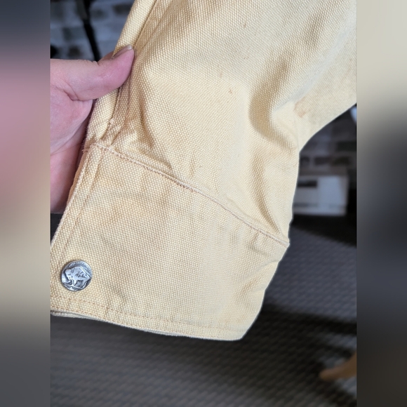 m julian adventures santa fe collection long yellow cotton duster - Picture 4 of 16